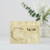 Label papierprijs briefkaart (Staand voorkant)