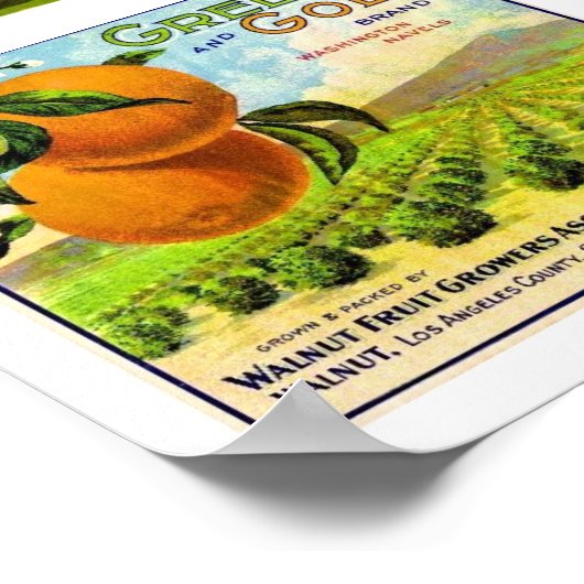  label patchwork afdrukken poster (Hoek)