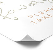 Label Poster van GITA Pastel Rainbow Favors (Hoek)