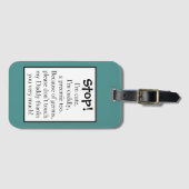 Label Preemie stroller Bagagelabel (Voorkant (horizontaal))