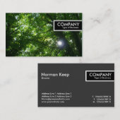 Label rand - Zon in de Bomen (Voorkant / Achterkant)