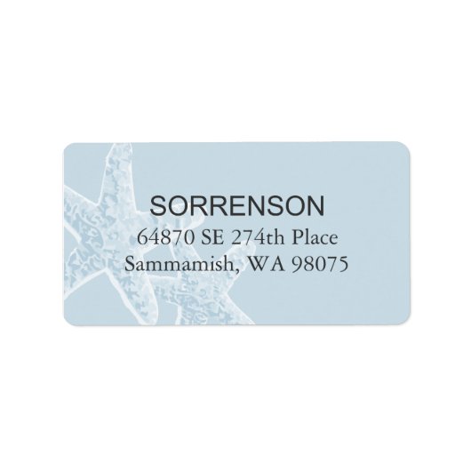 Label retouradres (Voorkant)