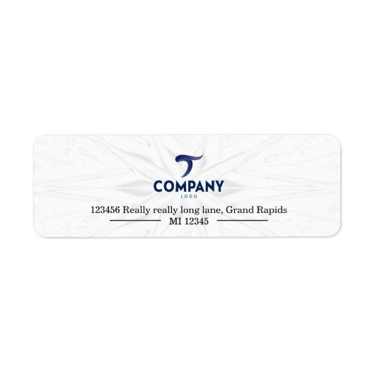 Label retouradres (Voorkant)
