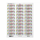 Label retouradres (Full Sheet)