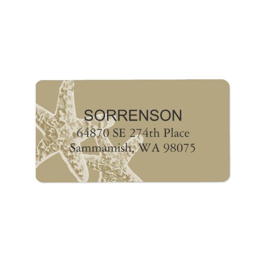 Label retouradres (Voorkant)