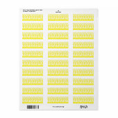 Label retouradres (Full Sheet)