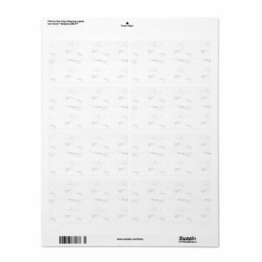 Label retouradres (Full Sheet)