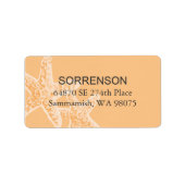 Label retouradres (Voorkant)