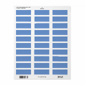 Label retouradres (Full Sheet)