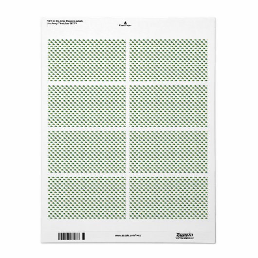 Label retouradres (Full Sheet)