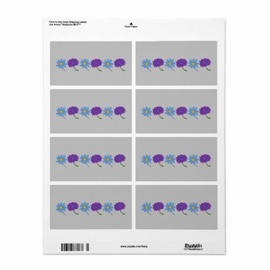 Label retouradres (Full Sheet)