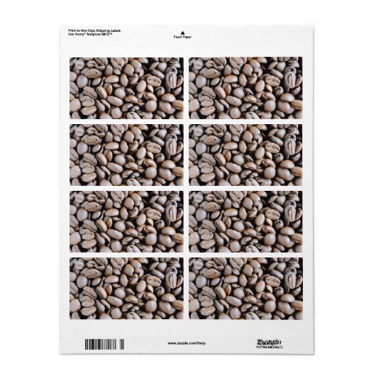 Label retouradres (Full Sheet)