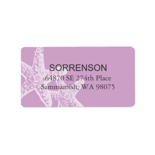 Label retouradres (Voorkant)