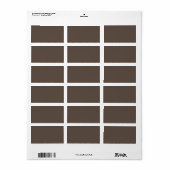 Label retouradres (Full Sheet)