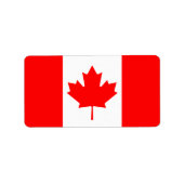Label retouradres Canada (Voorkant)