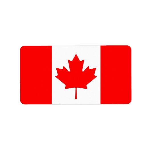 Label retouradres Canada (Voorkant)