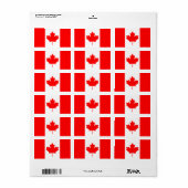 Label retouradres Canada (Full Sheet)