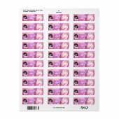 Label retouradres Shih Tzu & Bloemen (Full Sheet)