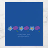 Label retouradres wijn etiket (Enkel label)