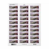 Label retouradres Yorkshire Terrier (Full Sheet)