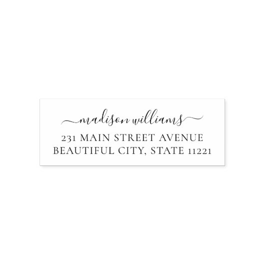 Label retouradres  zelfinktende stempel (Design)