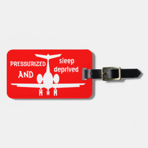 Label Rode Vliegtuigbagage Bagagelabel