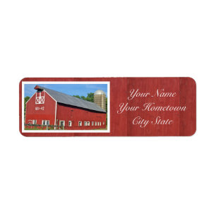 Label Rood retouradres