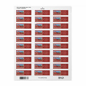 Label Rood retouradres (Full Sheet)