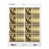 Label Schoenendoos Labels Stickers Groot formaat (Full Sheet)