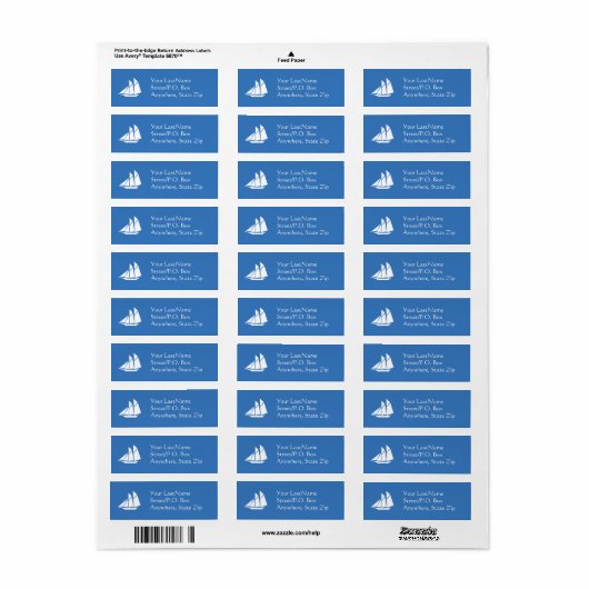 Label - Schooner (Full Sheet)