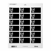 Label Skull-adres (Full Sheet)