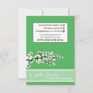 LABEL Stylist Cherry Blossom Notecards (appel) Notitiekaartje