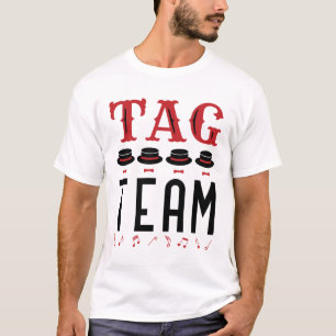 Label Team Singer Barbershop Kwartet T-shirt