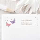 Label terugzendadres Butterfly (Insitu)