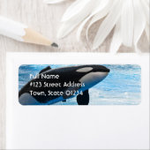 Label terugzendadres walvis (Insitu)