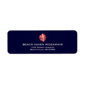 Label Tropisch retouradres (Voorkant)