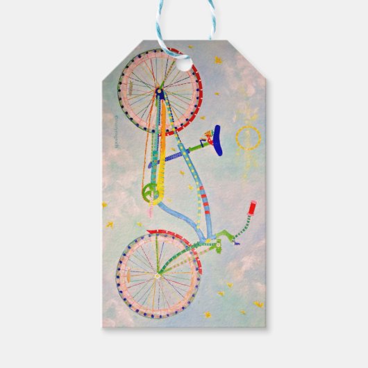 Label van Cruiser Bike Gift Cadeaulabel (Voorkant)