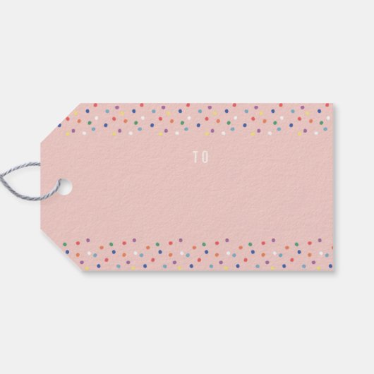 Label van de Cookie Gift - Bubblegum Cadeaulabel (Achterkant Horizontaal)