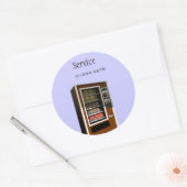 label van de verkoopmachineservice (Envelop)