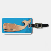 label van houten walvis bagagelabel (Voorkant horizontaal)