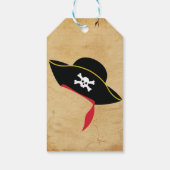 Label van Pirate Party voor de voorvechter Cadeaulabel (Achterkant)