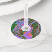 Label van zure marmer-wijn (Dichtbij)