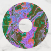 Label van zure marmer-wijn (Achterkant)