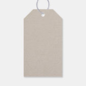  Label voor Angry Santa Gift Cadeaulabel (Achterkant)