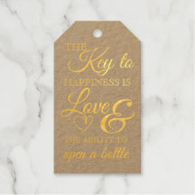 Label voor belangrijke gunst