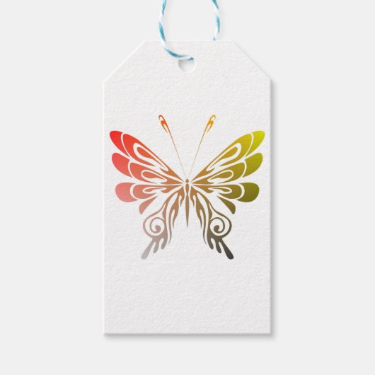 Label voor botervliegen cadeaulabel (Voorkant)