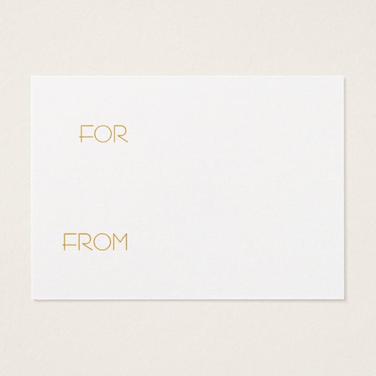 Label voor feestcadeaus - vrolijk kerstfeest visitekaartje (Achterkant)