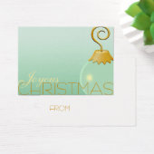 Label voor feestcadeaus - vrolijk kerstfeest visitekaartje (Bureau)