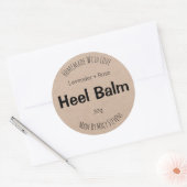  label voor gebarsten hiel salve balsem (Envelop)