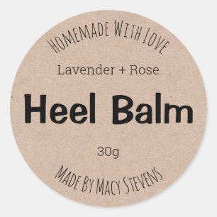 label voor gebarsten hiel salve balsem